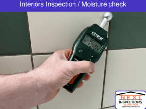 Interiors Inspection Moisture check