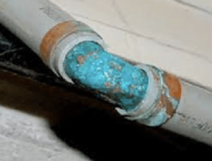Pex Piping With Corrosion