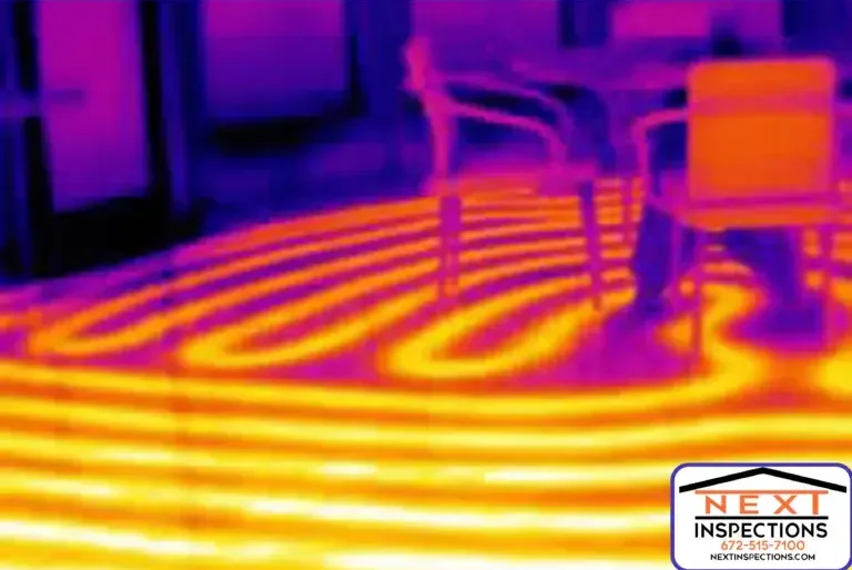 Floor infra red scan