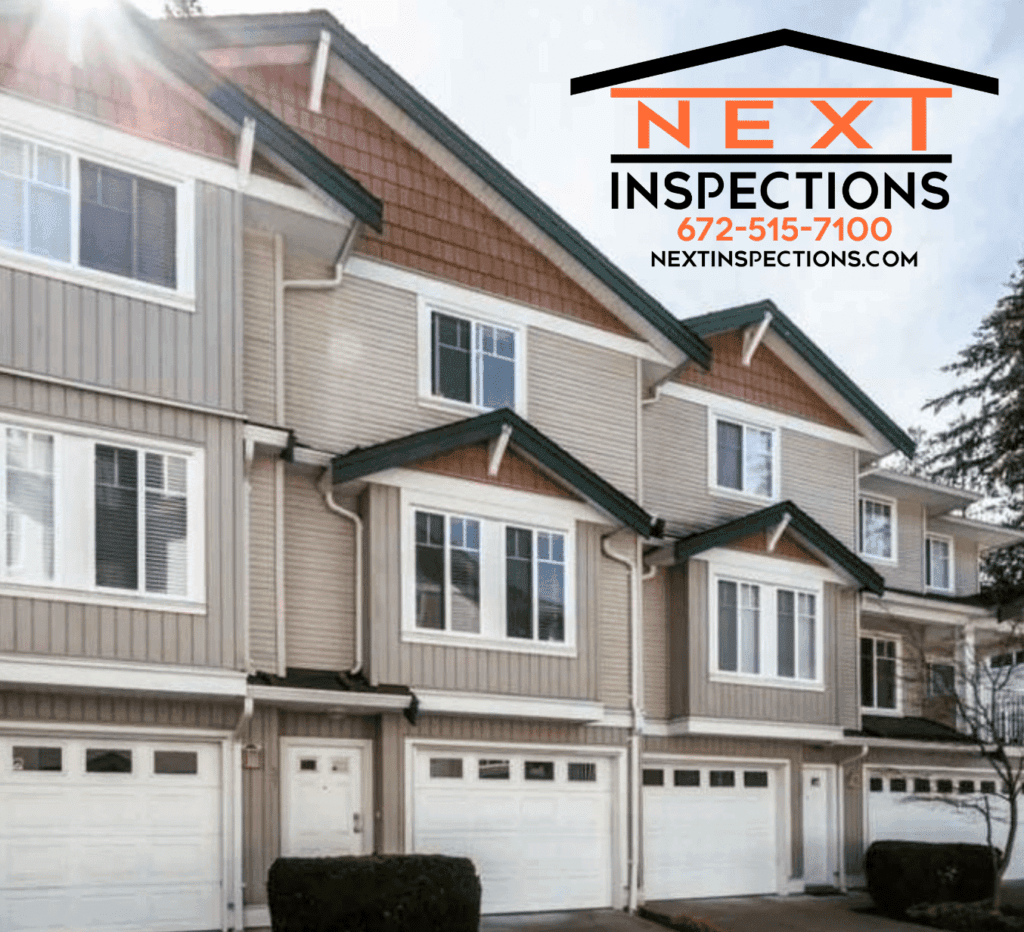 TOWNHOUSE INSPECTION WITH NEXT INSPECTION LOGO