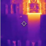 thermal imaging of a house inspection in surrey